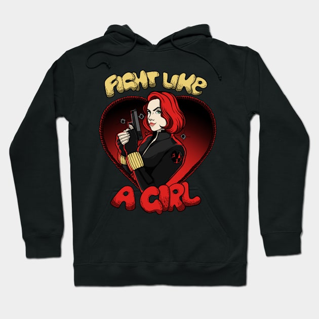 Fight Like An Agent Hoodie by gseignemartin